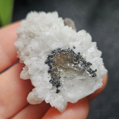Cubic Phantom Fluorite on Quartz from Huanggangliang Mine in Inner Mongolia
