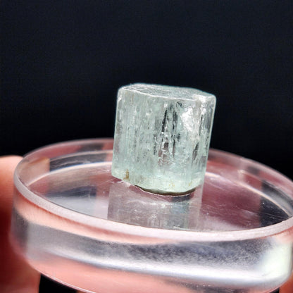 Double Terminated Aquamarine Crystal 5.54g, Raw Aquamarine Specimen