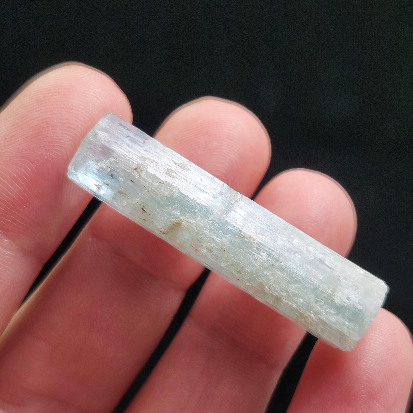 Aquamarine Phantom Double Terminated Crystal 6.6g
