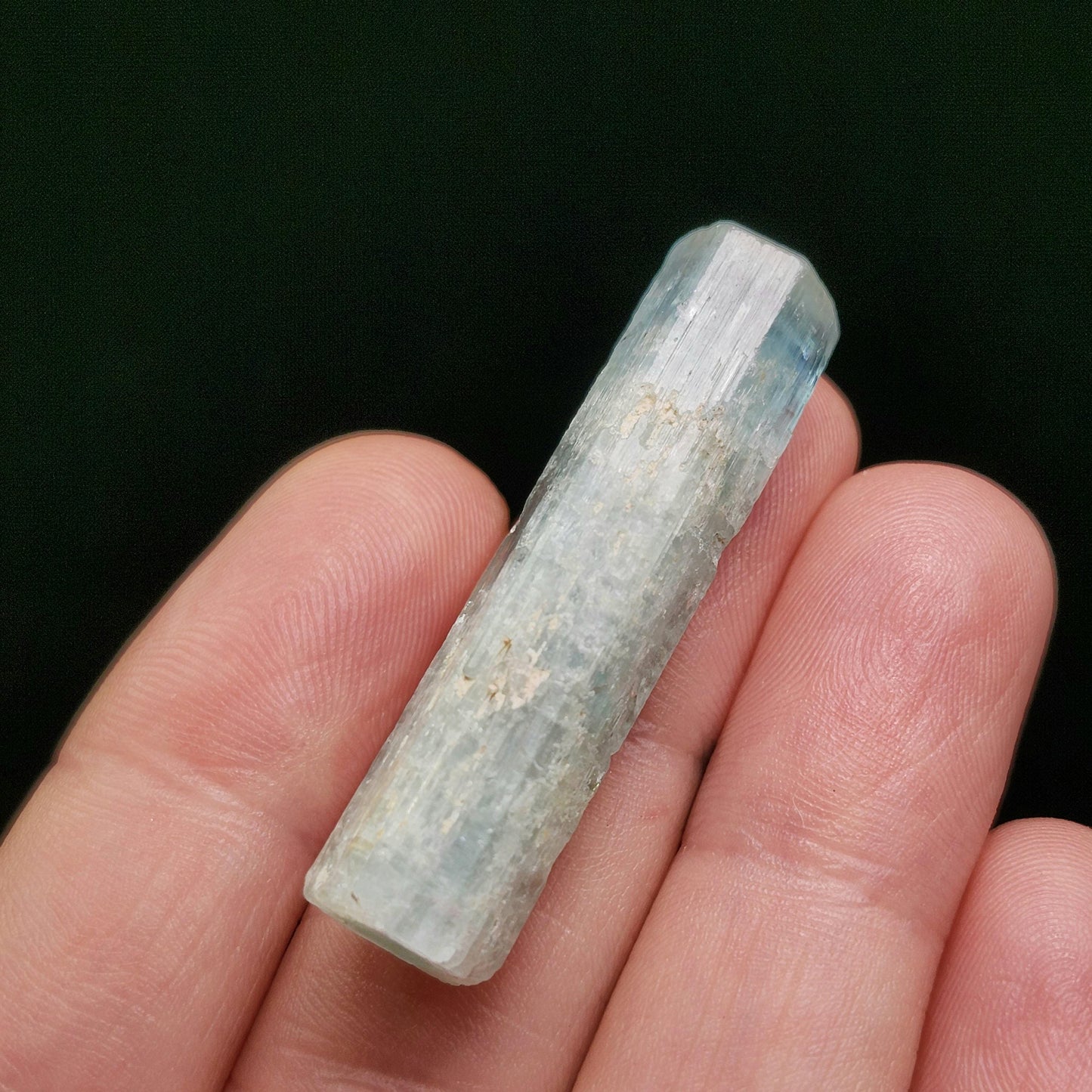 Aquamarine Phantom Double Terminated Crystal 6.6g