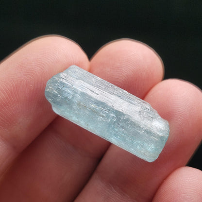 Vanadium Emerald Phantom Crystal 3.8g, Aquamarine & Emerald Raw Specimen