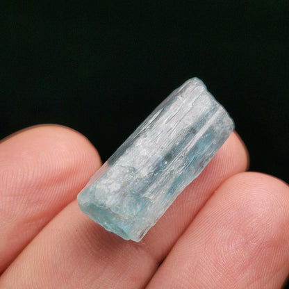 Vanadium Emerald Phantom Crystal 3.8g, Aquamarine & Emerald Raw Specimen