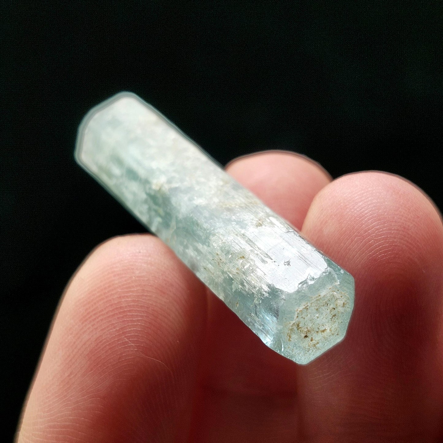 Aquamarine Phantom Double Terminated Crystal 6.6g
