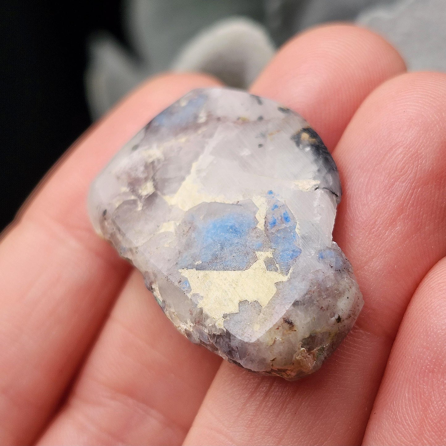 Papagoite Quartz Crystal 9.9g