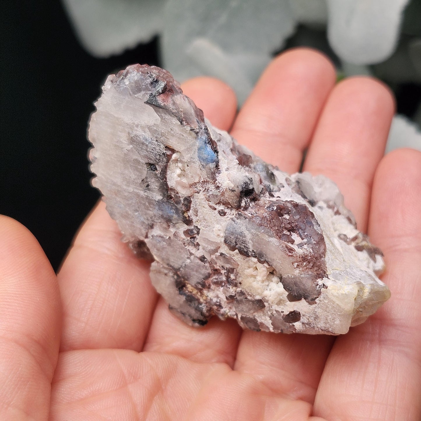Papagoite Quartz 52g Crystal Cluster