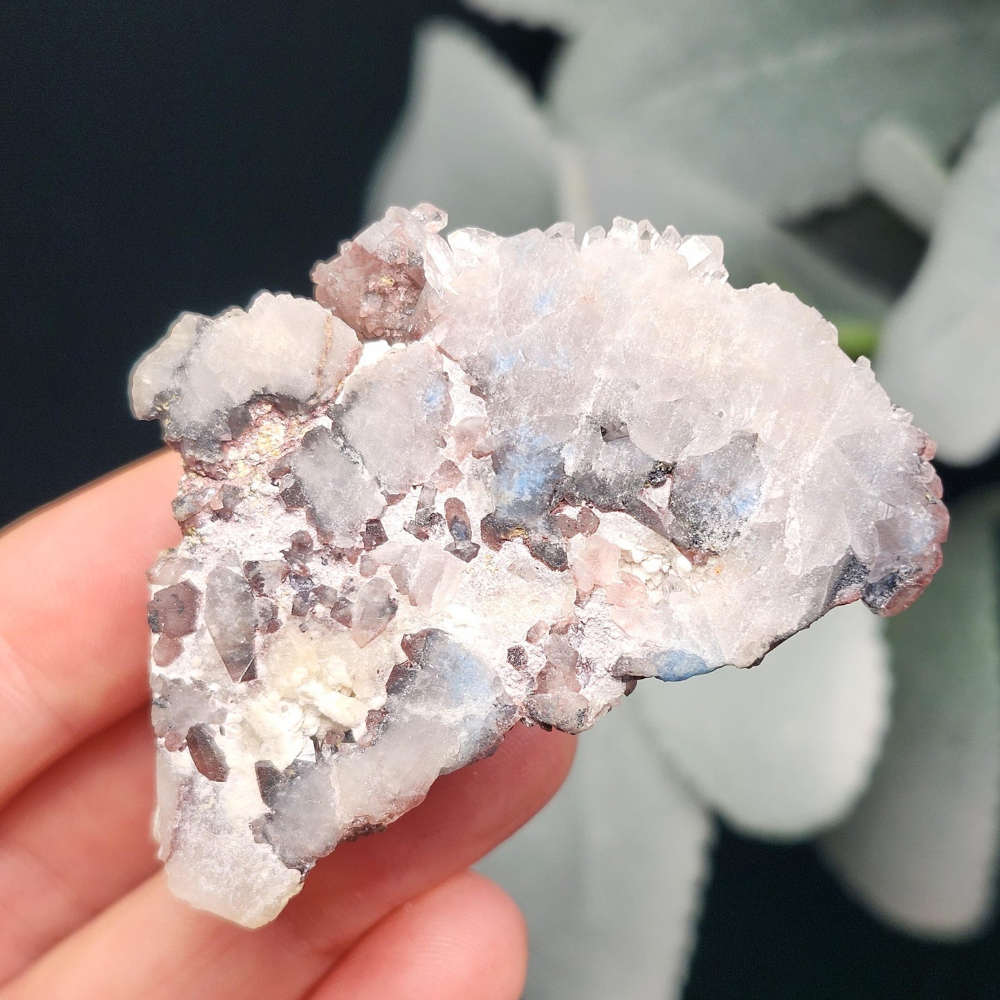 Papagoite Quartz 52g Crystal Cluster