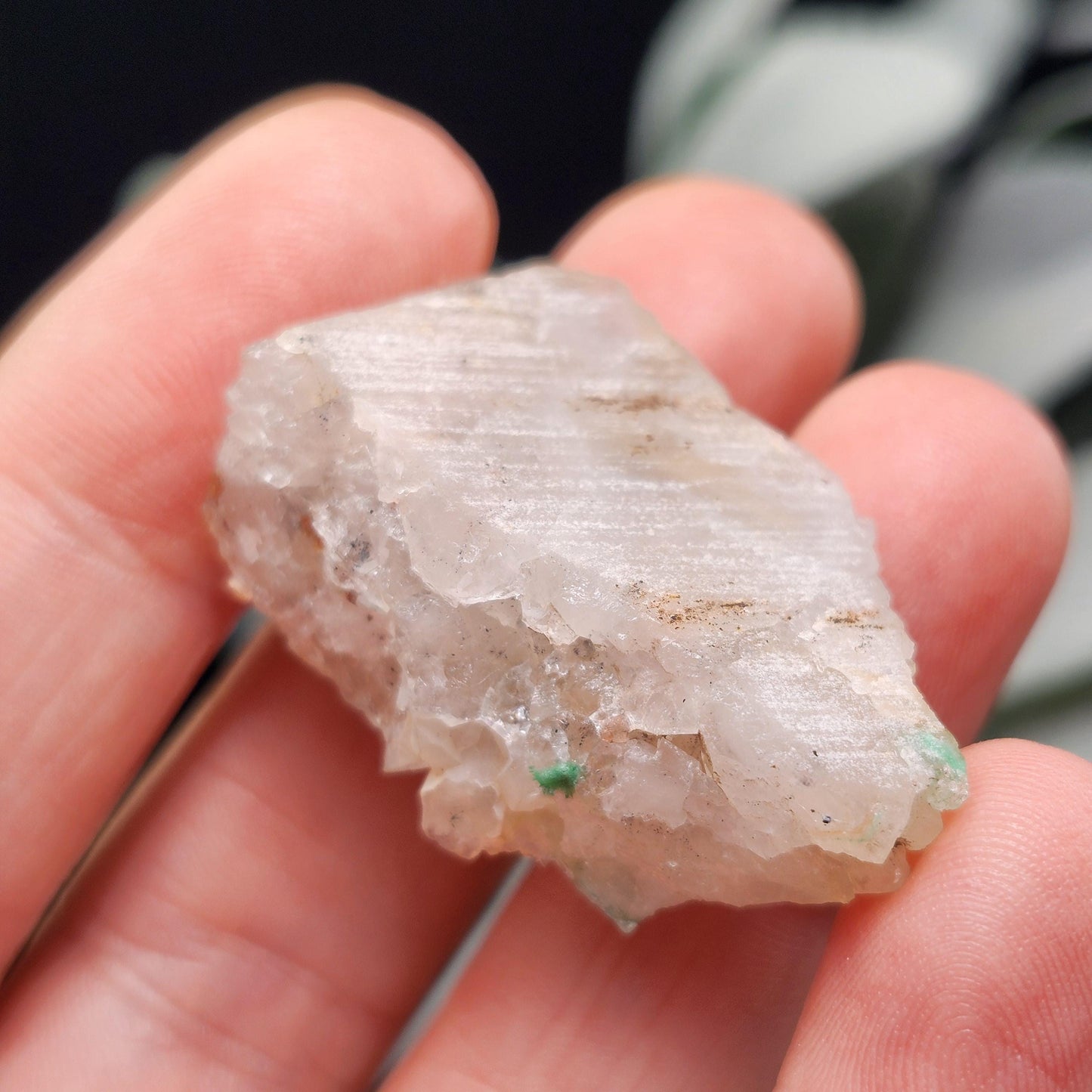 Ajoite Quartz Crystal 12.6g