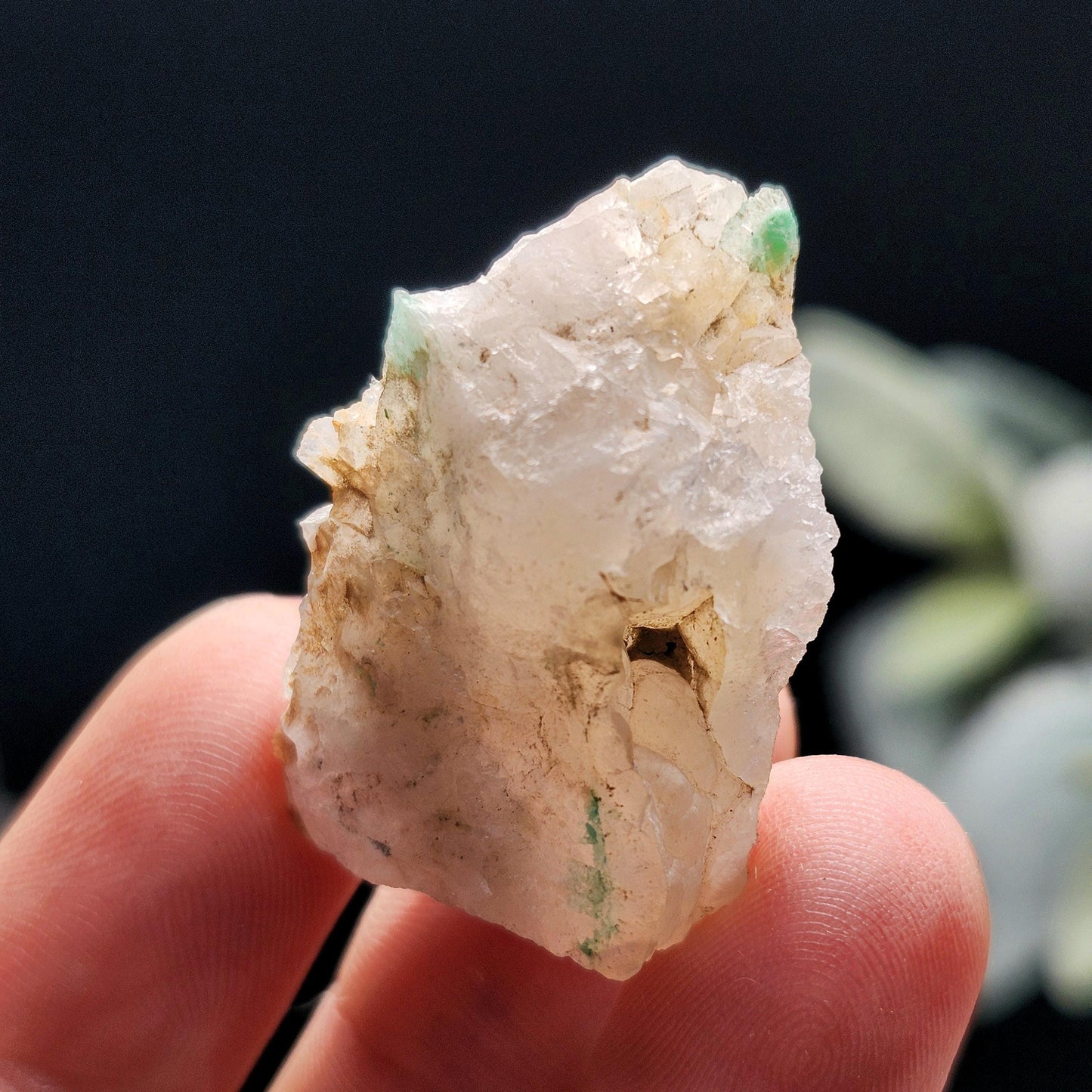 Ajoite Quartz Crystal 12.6g