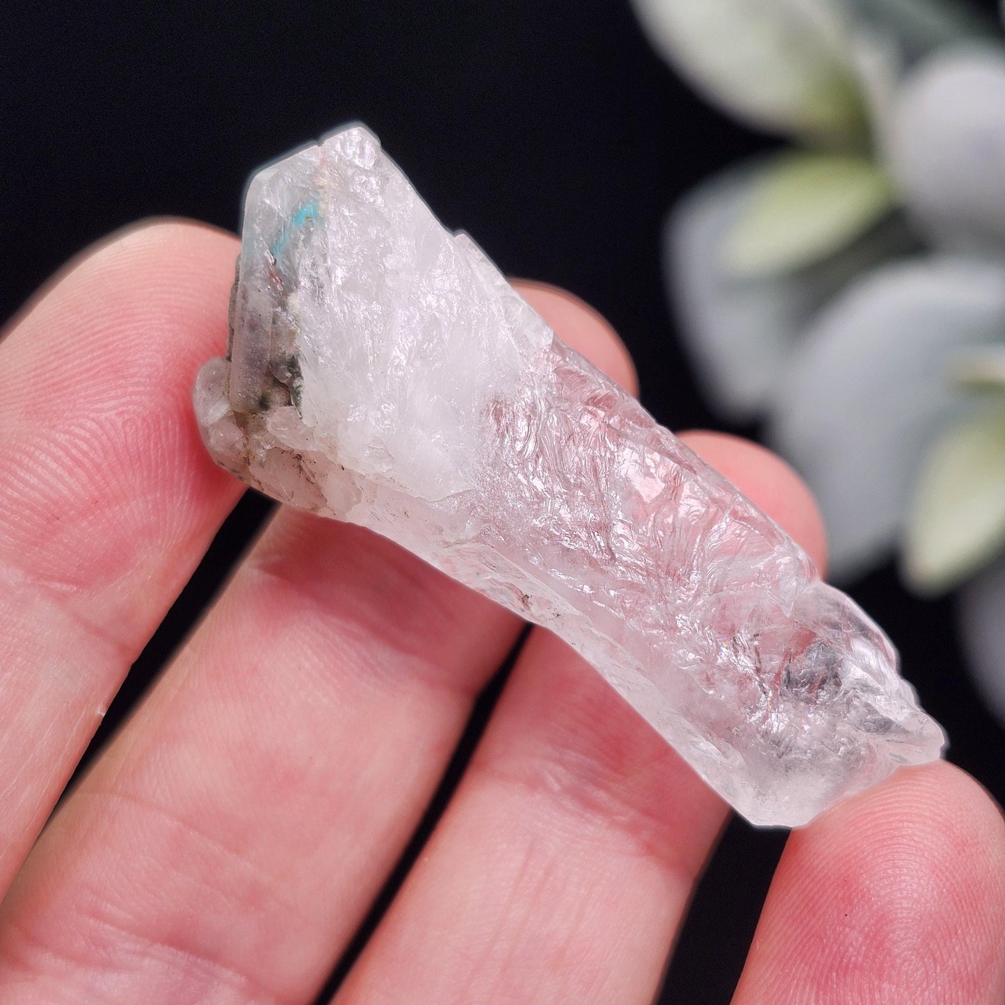 Ajoite Quartz Crystal 8.7g