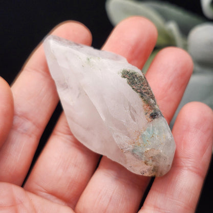 Ajoite Quartz Crystal 37g