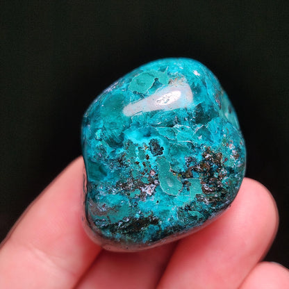 Dioptase Crystal Specimen 38g: Congo Green Gemstone