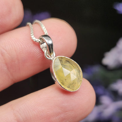 Yellow Sapphire Pendant