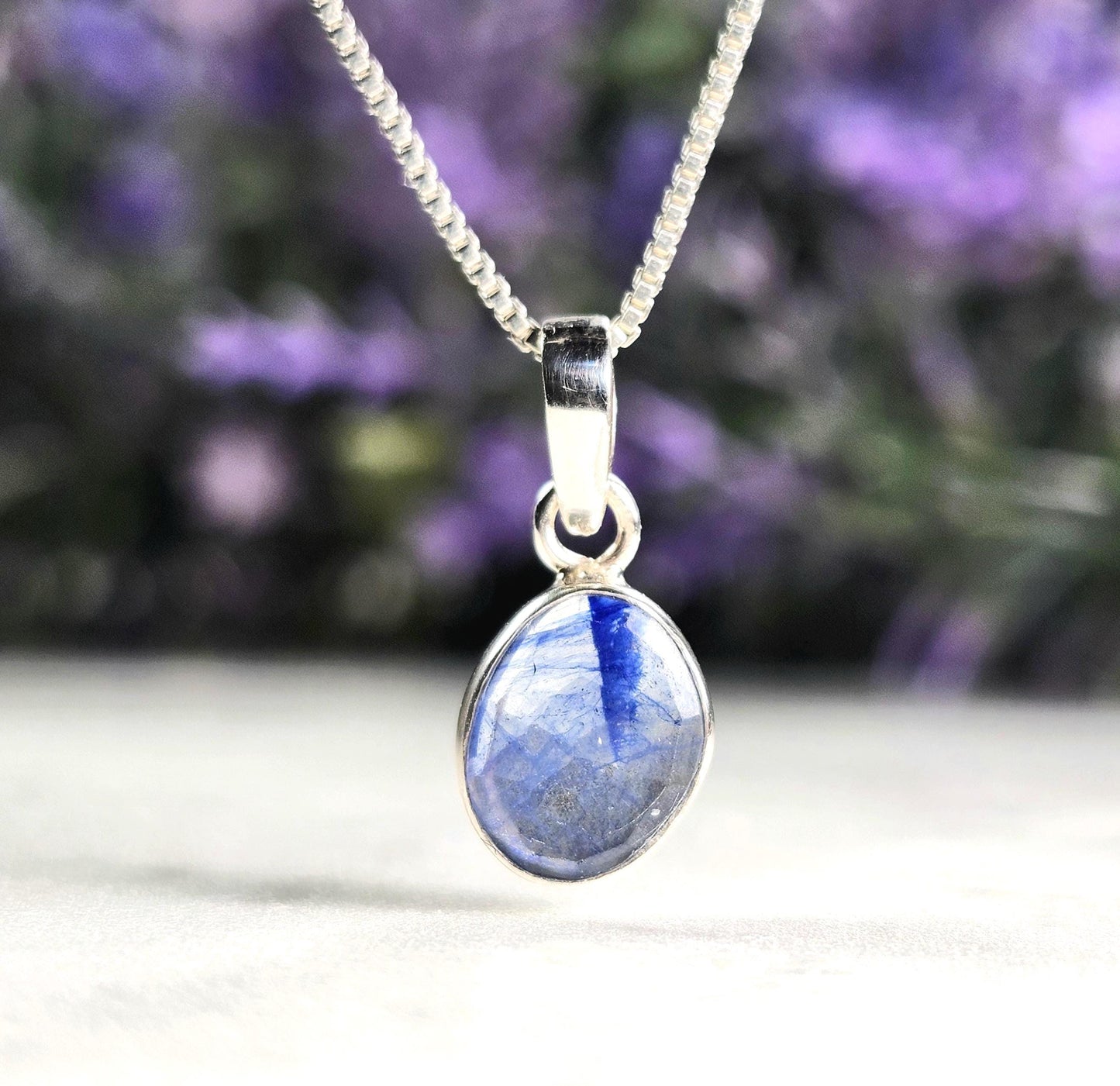 Blue Sapphire Pendant