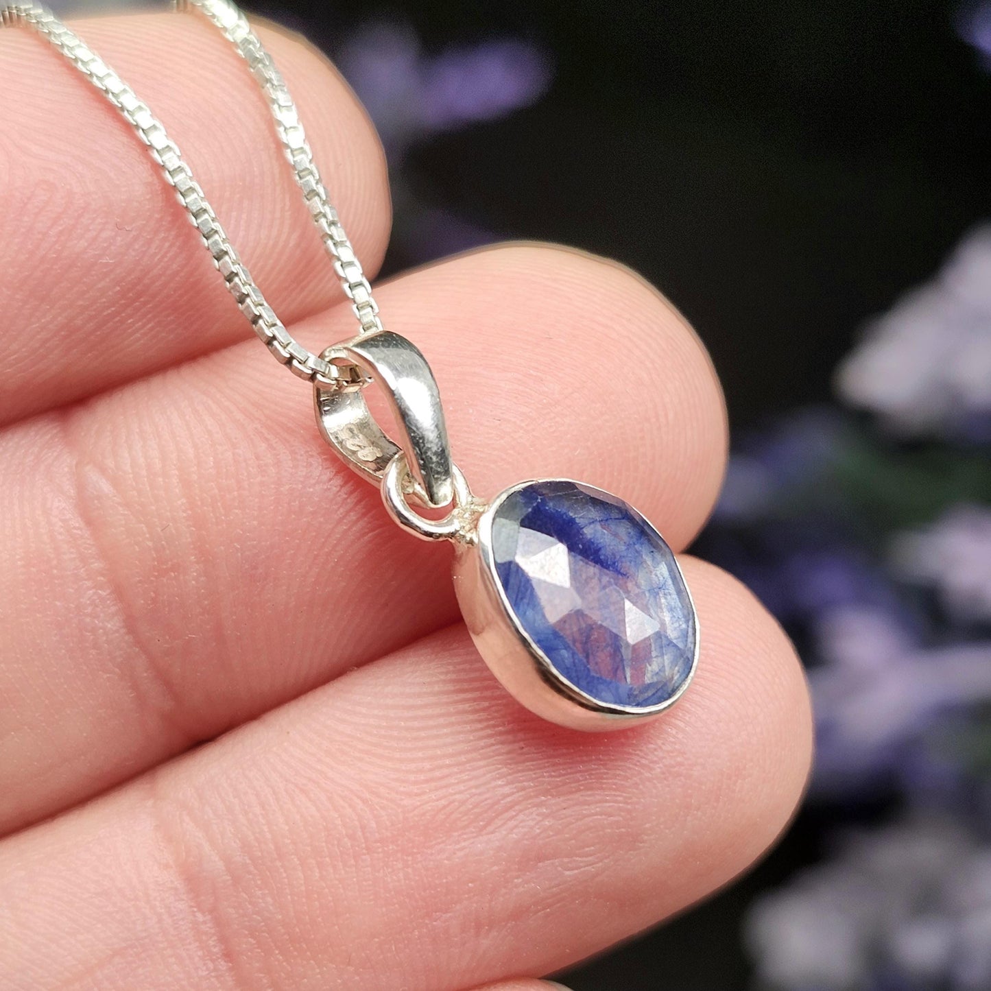 Blue Sapphire Pendant