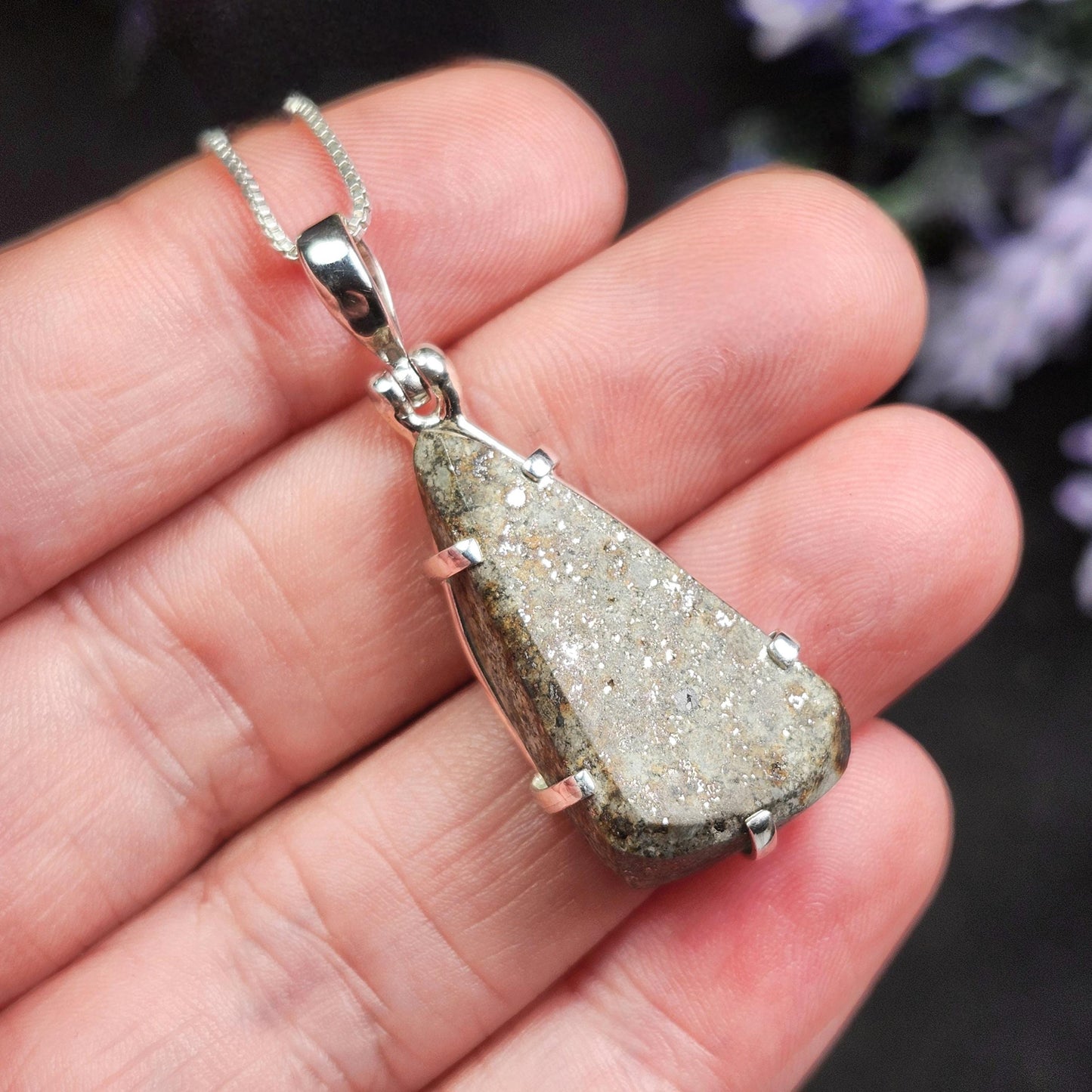Chondrite Meteorite Pendant