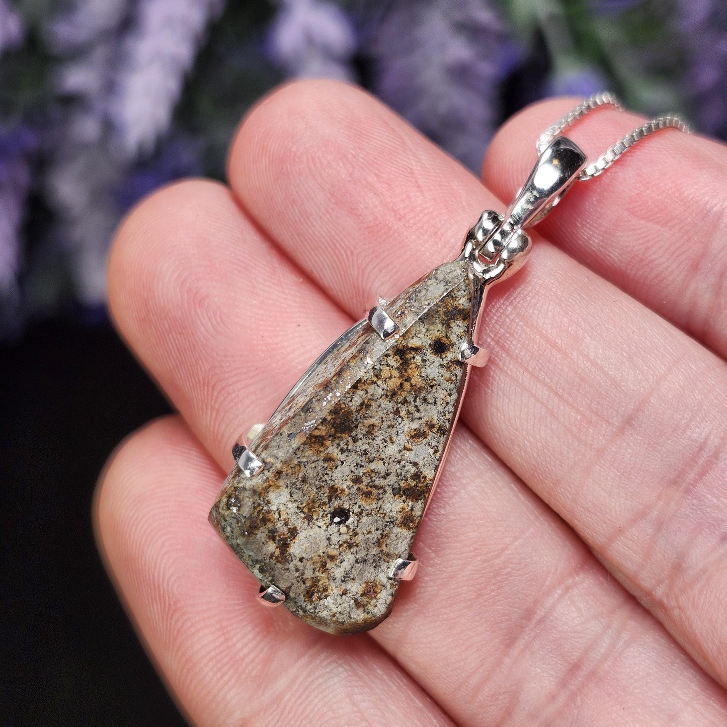 Chondrite Meteorite Pendant