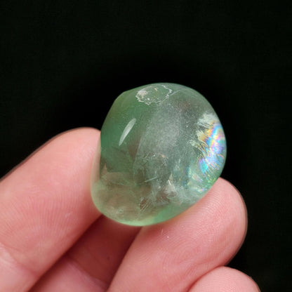 Green Fluorite Tumbled Crystal