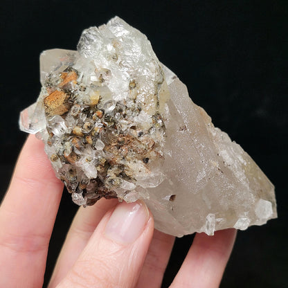 Garden Quartz Crystal 166g, Scenic Lodolite Quartz
