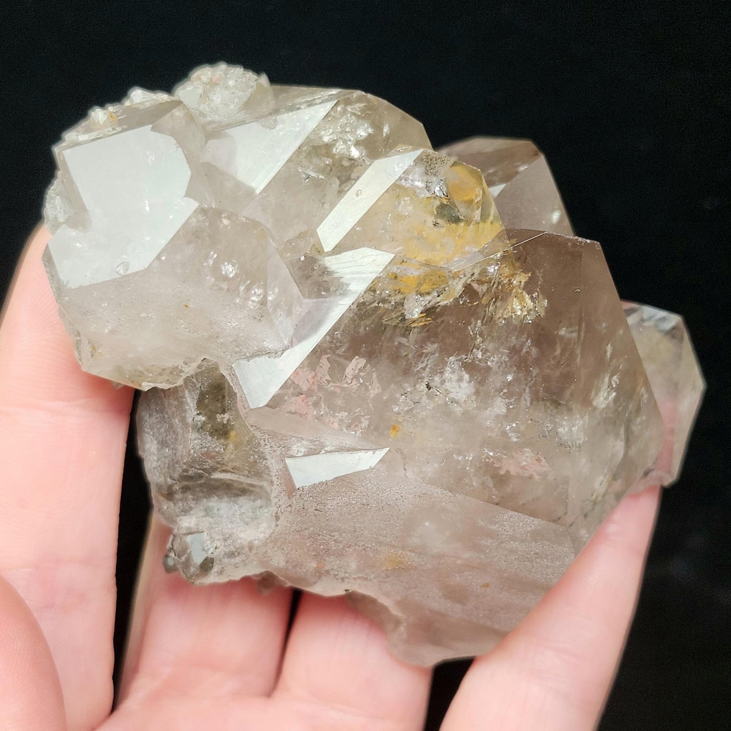 Lodolite Garden Quartz Crystal 244g