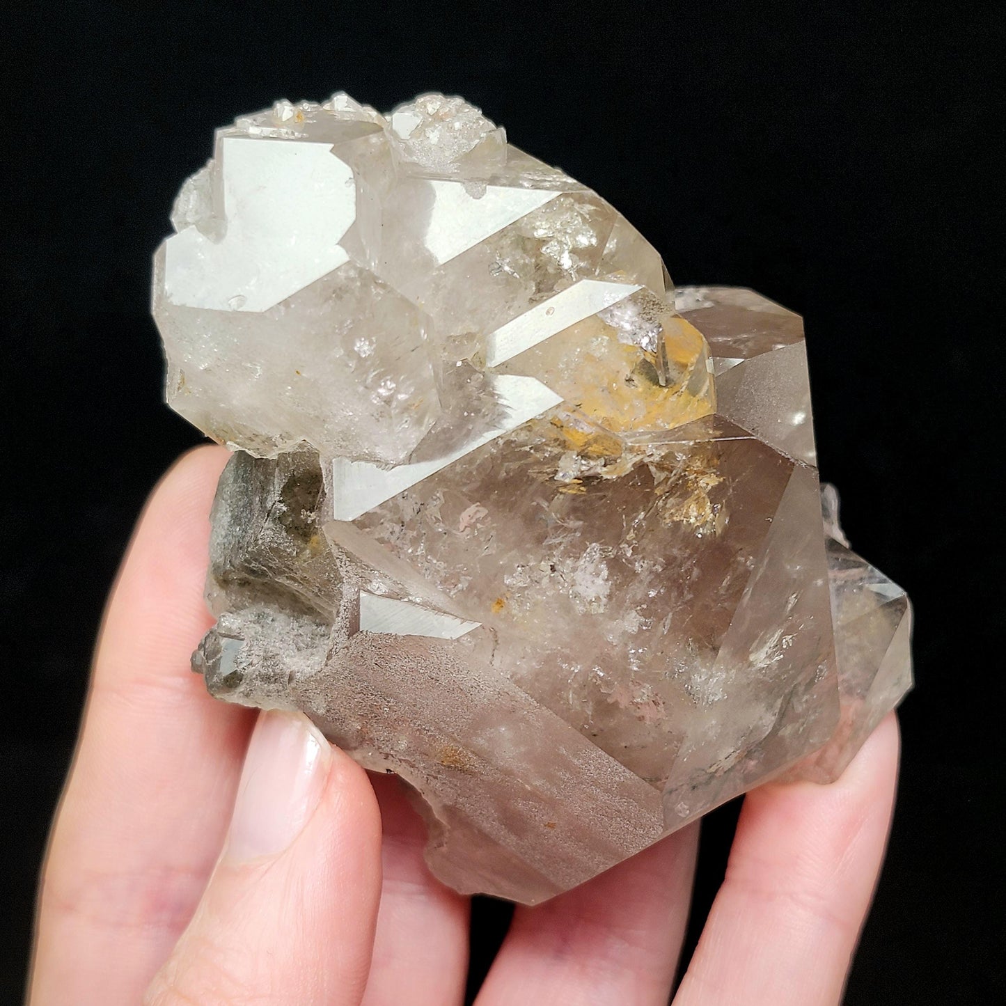 Lodolite Garden Quartz Crystal 244g