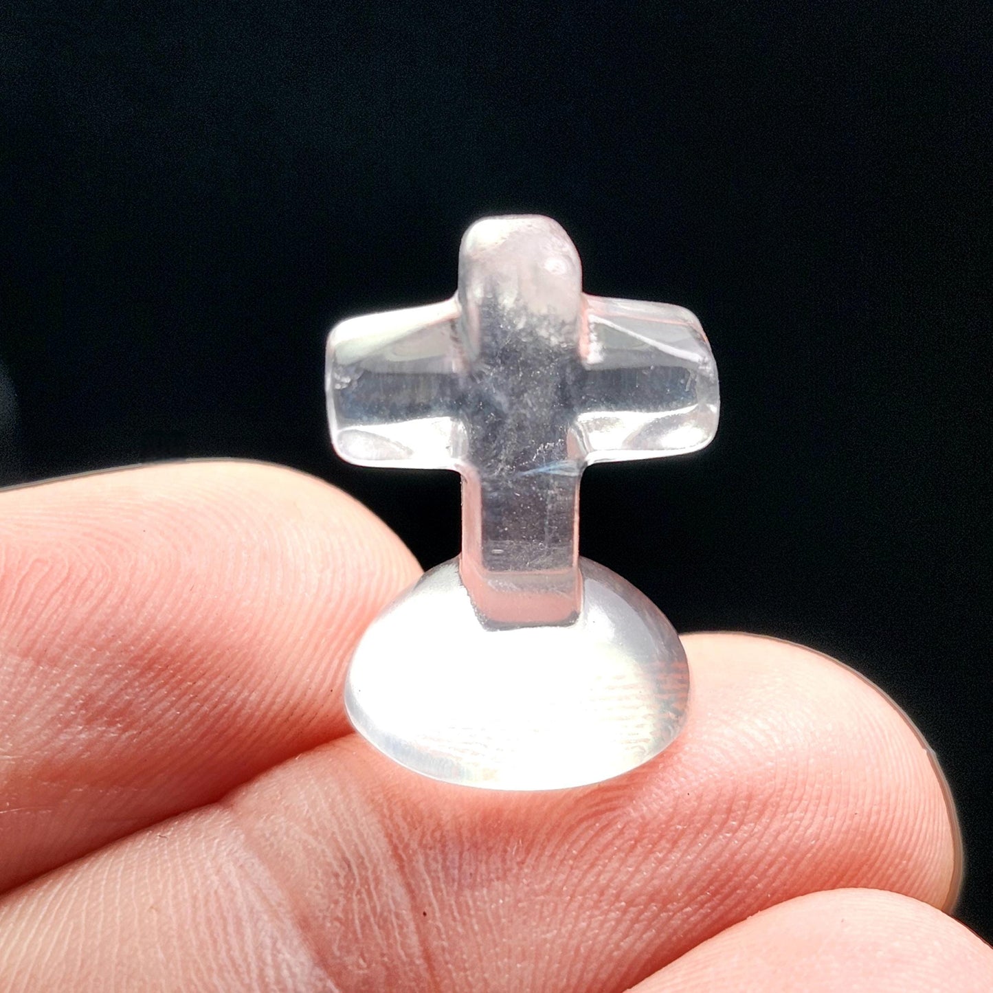 Rainbow Fluorite Cross