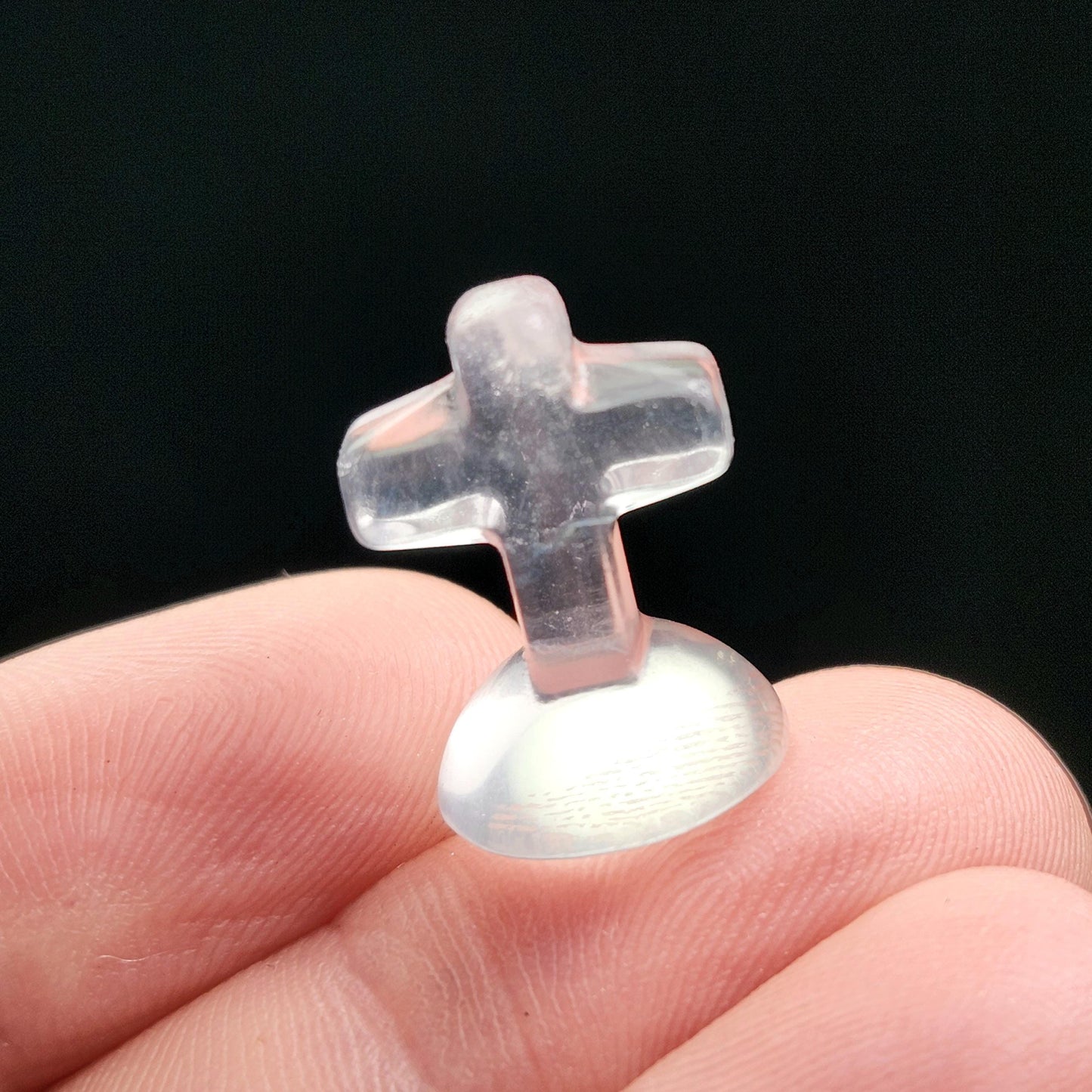Rainbow Fluorite Cross