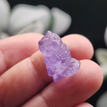 Rainbow Fluorite Owl