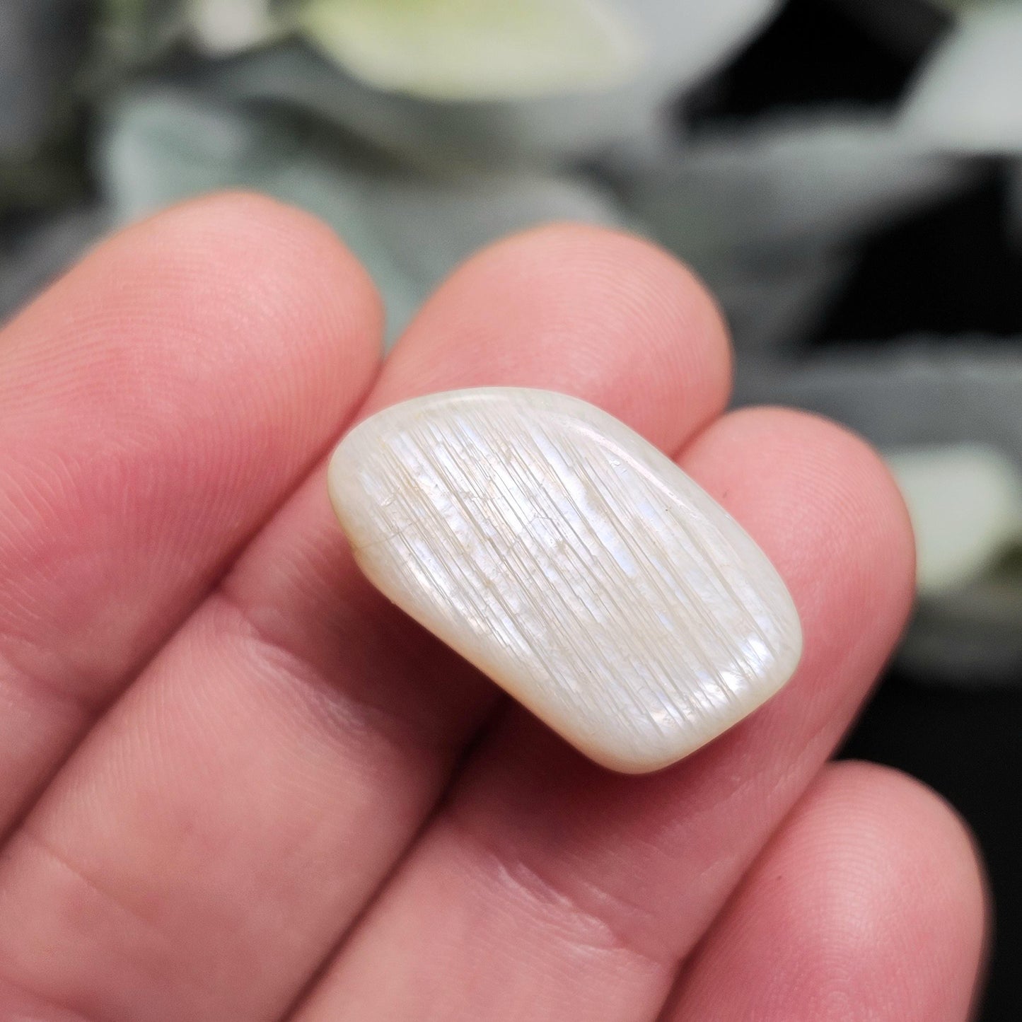 Belomorite Rainbow Moonstone Crystal