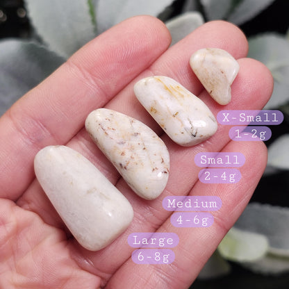 Belomorite White Moonstone Crystal