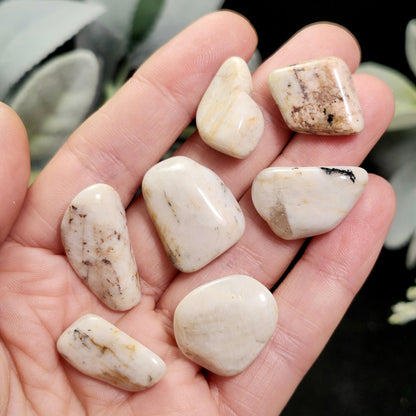 Belomorite White Moonstone Crystal