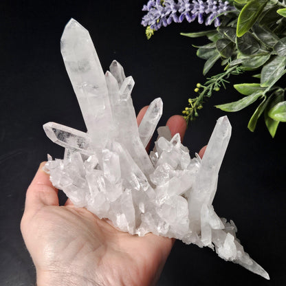 Arkansas Quartz Crystal Cluster, 343 grams