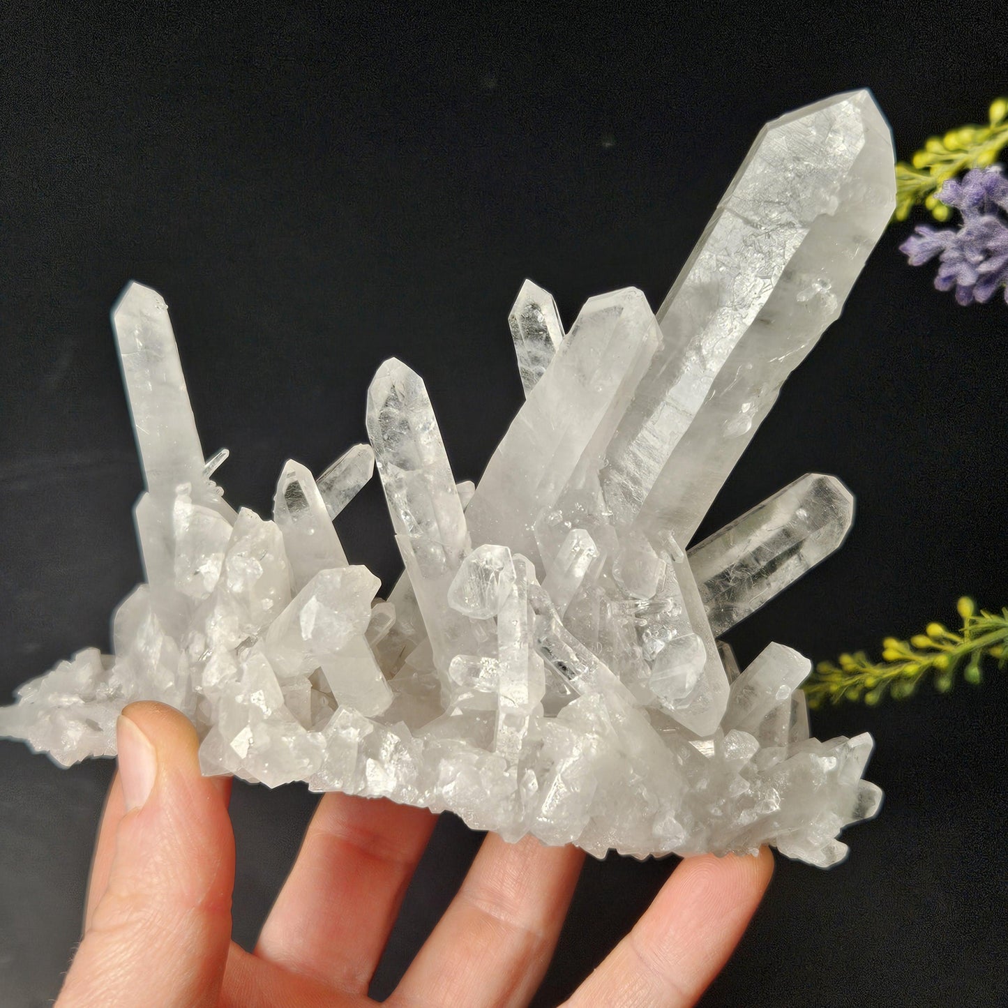 Arkansas Quartz Crystal Cluster, 343 grams