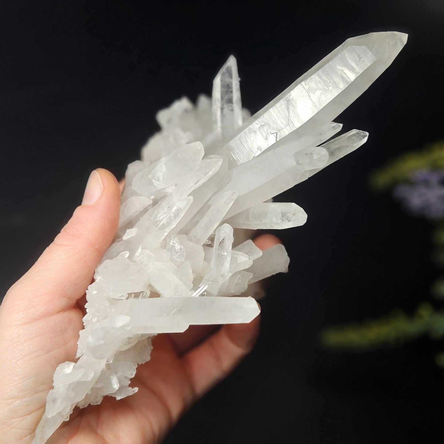 Arkansas Quartz Crystal Cluster, 343 grams