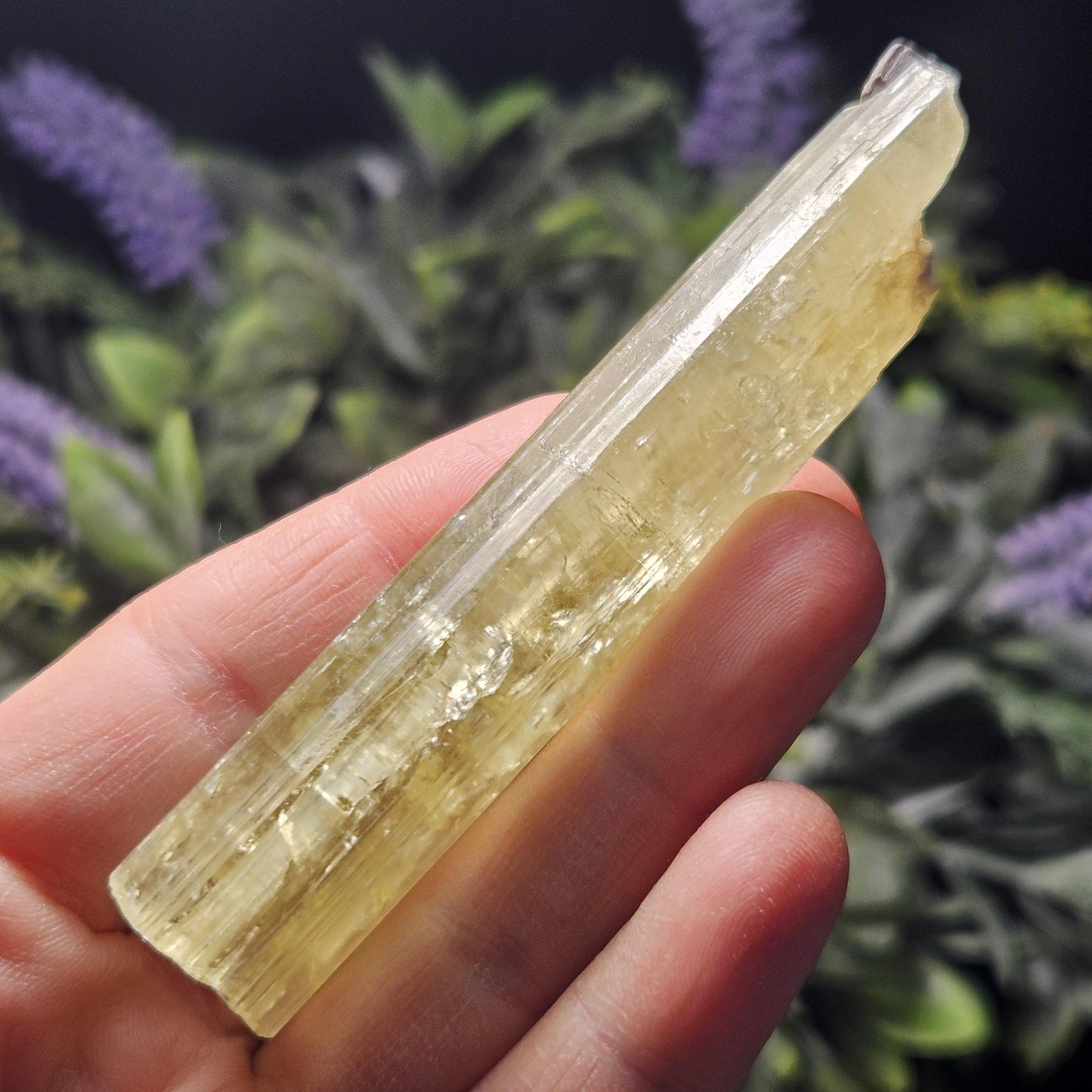 Heliodor Crystal Specimen 38.0g, LARGE Heliodor from Brazil, Golden Beryl