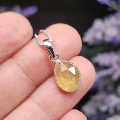 Yellow Sapphire Pendant