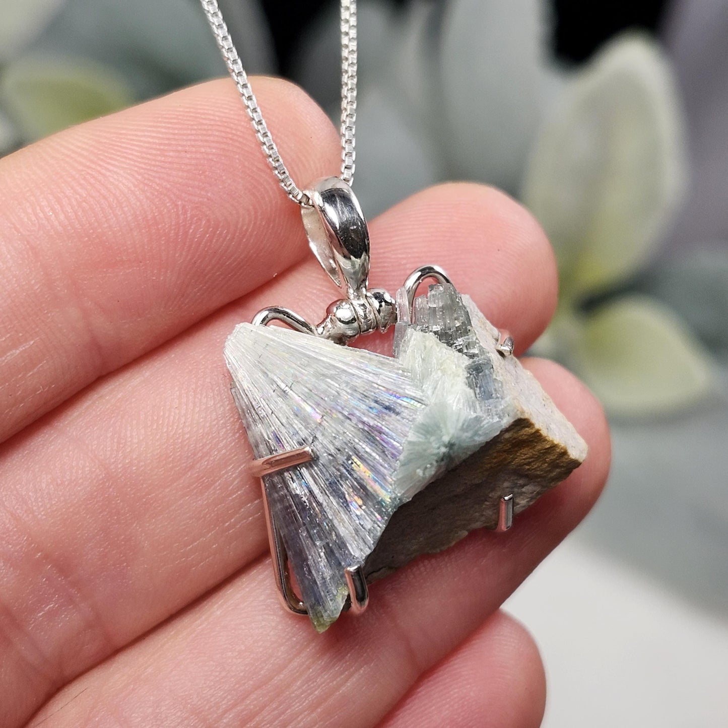 Wavellite Sterling Silver Pendant