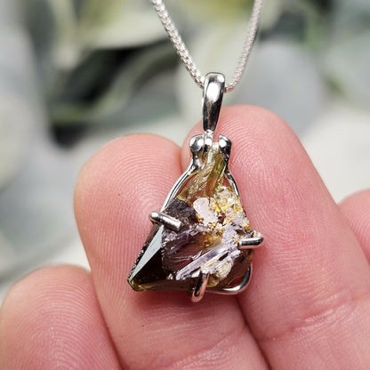 Orange Zincite Pendant