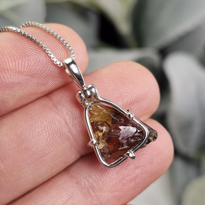 Orange Zincite Pendant