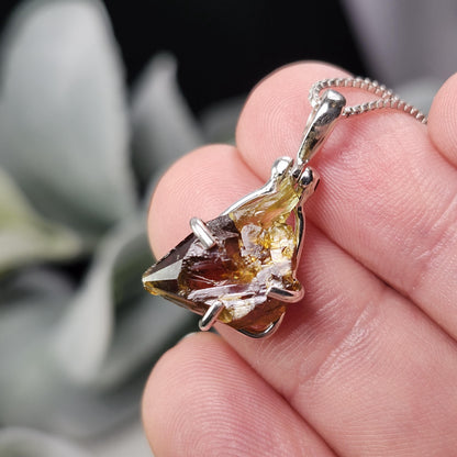 Orange Zincite Pendant