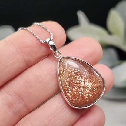 Rainbow Sunstone Pendant