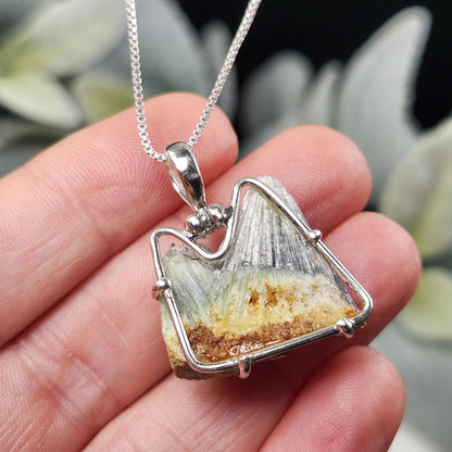 Wavellite Sterling Silver Pendant
