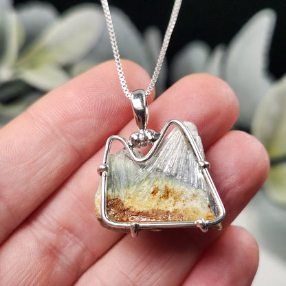 Wavellite Sterling Silver Pendant