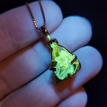 Orange Zincite Pendant