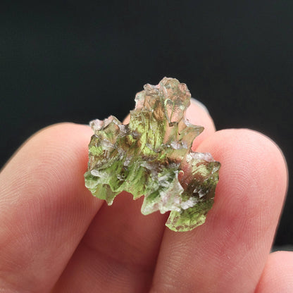 Besednice "Hedgehog" Moldavite 1.7g with Natural HOLE