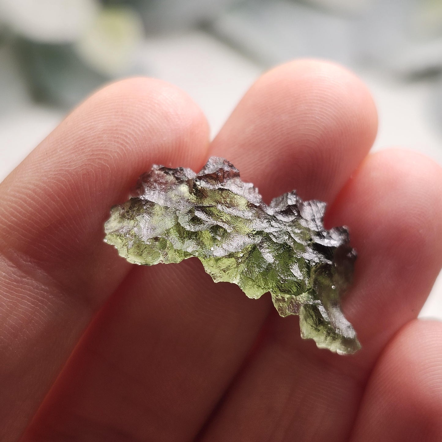 Besednice "Hedgehog" Moldavite 1.86g