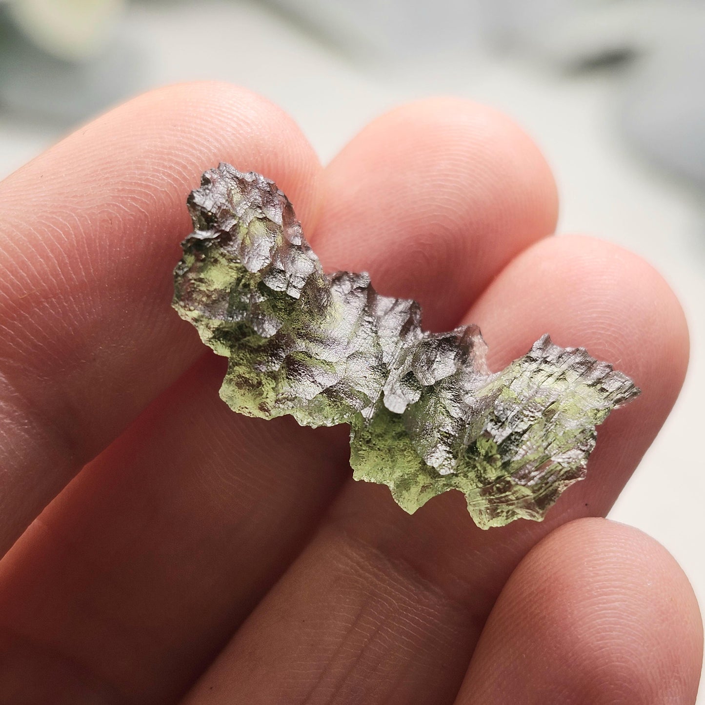 Besednice "Hedgehog" Moldavite 1.86g