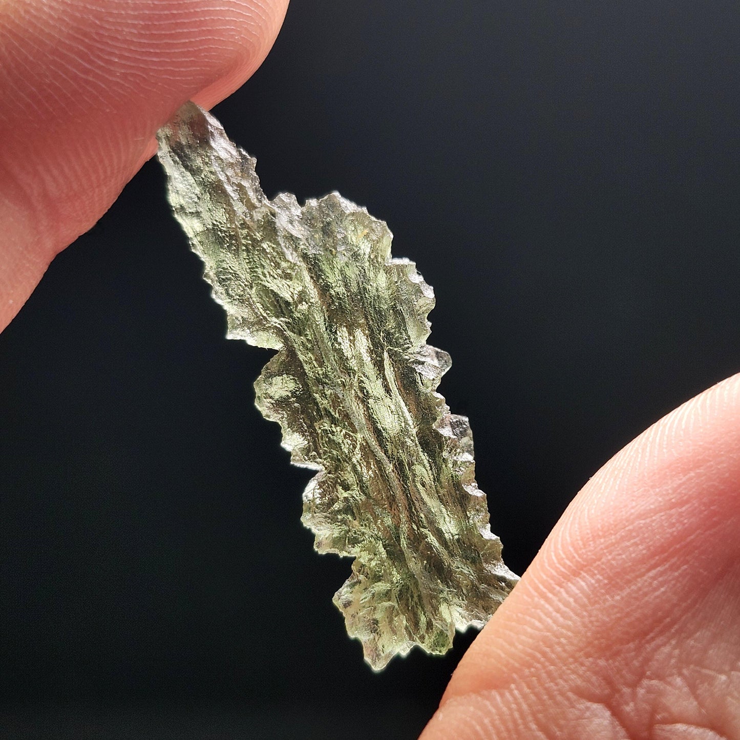 Besednice "Hedgehog" Moldavite 1.7g