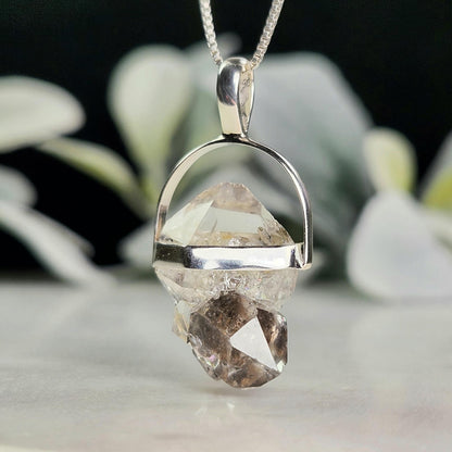 MANIFESTATION Herkimer Diamond Pendant