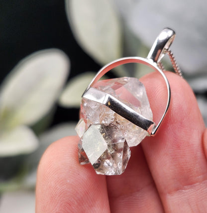 MANIFESTATION Herkimer Diamond Pendant