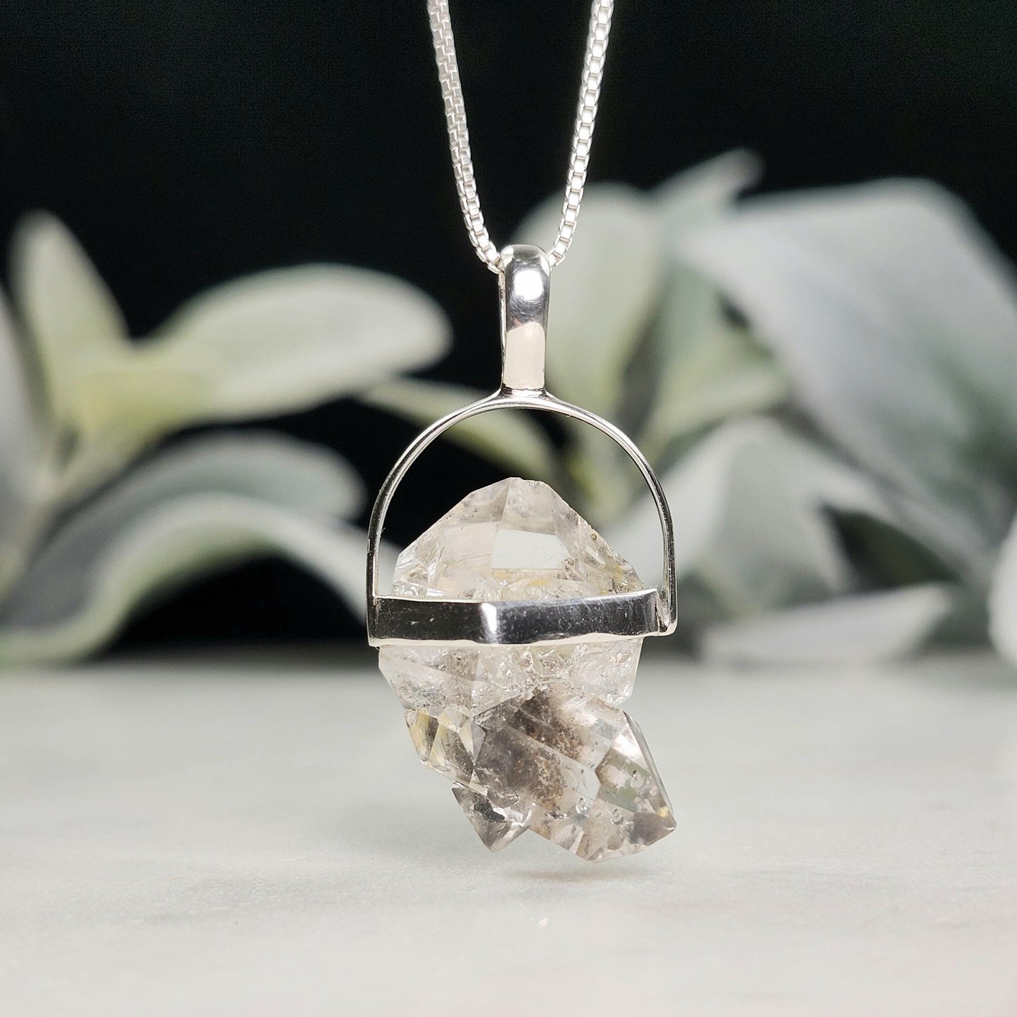 MANIFESTATION Herkimer Diamond Pendant